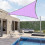 Fnyoxu118x118x118 ίντσες Τρίγωνα Σκίασης Πανιά Τέντας με Μπλοκ Στέγης για Εξωτερική Αυλή 4