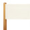 Berkfield Folding Garden Chairs 4 pcs Cream White Fabric and Solid Wood 9