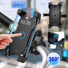 Suport telefon Donemore pentru motocicletă, compatibil cu majoritatea telefoanelor