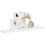 Berkfield Floating Wall Shelf White 120x23.5x3.8 cm MDF 5