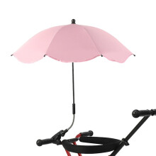 Stolskjerm med justerbar klemme UPF50+ klips-på parasoll AuBY rosa