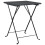 Berkfield 3 Piece Folding Bistro Set Black Poly Rattan 5
