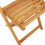 Berkfield Folding Garden Chairs 4 pcs Beige Solid Wood Acacia 8