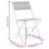 Berkfield Folding Garden Chairs 4 pcs Beige Solid Wood Acacia 10