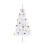 Berkfield Artificial Pre-lit Christmas Tree with Baubles White 180 cm 3