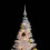 Berkfield Artificial Pre-lit Christmas Tree with Baubles White 180 cm 6