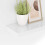 Berkfield Floating Wall Shelf High Gloss White 50x23x3.8 cm MDF 4