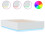 Berkfield Bed Frame with LED without Mattress White 135x190 cm Double 2