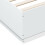 Berkfield Bed Frame with LED without Mattress White 150x200 cm King Size 9