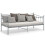 Berkfield Sofa Bed Frame without Mattress Grey Metal 90x200 cm 4