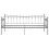 Berkfield Sofa Bed Frame without Mattress Grey Metal 90x200 cm 6