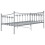Berkfield Sofa Bed Frame without Mattress Grey Metal 90x200 cm 8