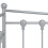 Berkfield Sofa Bed Frame without Mattress Grey Metal 90x200 cm 9