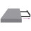 Berkfield Floating Wall Shelf Grey 90x23.5x3.8 cm MDF 10