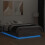 Berkfield Bed Frame with LED without Mattress Grey Sonoma 135x190 cm Double 4