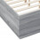 Berkfield Bed Frame with LED without Mattress Grey Sonoma 135x190 cm Double 9