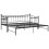 Berkfield Pull-out Sofa Bed Frame without Mattress Black Metal 90x200 cm 7