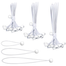 30PCS Heavy Duty Ball Bungee Cords for Tarps and Canopy, 6 9 11 Inch Reusable Tie Down Straps