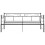 Berkfield Pull-out Sofa Bed Frame without Mattress Black Metal 90x200 cm 7