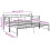 Berkfield Pull-out Sofa Bed Frame without Mattress Black Metal 90x200 cm 11