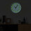 Berkfield Luminous Wall Clock White 30 cm 4