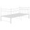 Berkfield Pull-out Sofa Bed Frame without Mattress White Metal 90x200 cm 9