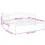 Berkfield Pull-out Sofa Bed Frame without Mattress White Metal 90x200 cm 11