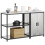 Berkfield Kitchen Storage Set with Shelf 2 pcs Silver Stainless Steel 3