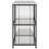Berkfield Kitchen Storage Set with Shelf 2 pcs Silver Stainless Steel 6