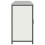 Berkfield Kitchen Storage Set with Shelf Other 3 pcs White Steel 7