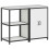 Berkfield Kitchen Storage Set with Shelf 2 pcs White Cold-rolled Steel 2