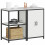 Berkfield Kitchen Storage Set with Shelf 2 pcs White Cold-rolled Steel 3
