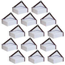 Clear Tarps with Grommets Heavy Duty Transparent PE Cover Waterproof Tarp for Garden Patio 210x270CM