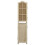 Berkfield 4-Panel Room Divider Brown 140x165 cm Fabric 4