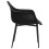 Berkfield Dining Chairs 4 pcs Black PP 5