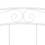 Berkfield Bed Frame without Mattress White Metal 200x200 cm 7