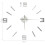 Berkfield 3D Wall Clock Modern Design Silver 100 cm XXL 5