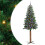 Berkfield Slim Christmas Tree Green 210 cm PVC and Solid Pine wood 2