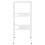 Berkfield Bathroom Washbasin Frame White 40x38x83 cm Iron 5