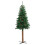 Berkfield Slim Christmas Tree Green 210 cm PVC and Solid Pine wood 5