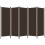 Berkfield 5-Panel Room Divider Brown 250x180 cm 2