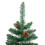Berkfield Slim Christmas Tree Green 210 cm PVC and Solid Pine wood 7