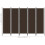 Berkfield 5-Panel Room Divider Brown 250x180 cm 6