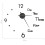 Berkfield 3D Wall Clock Modern Design Black 100 cm XXL 5