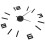 Berkfield 3D Wall Clock Modern Design Black 100 cm XXL 3