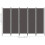 Berkfield 5-Panel Room Divider Anthracite 250x180 cm 6