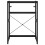 Berkfield Bathroom Washbasin Frame Black 59x38x83 cm Iron 4