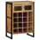 Berkfield Wine Rack for 16 Bottles Solid Wood Mango 6