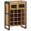 Berkfield Wine Rack for 16 Bottles Solid Wood Mango 7
