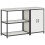 Berkfield Kitchen Storage Set with Shelf 2 pcs White Cold-rolled Steel 2